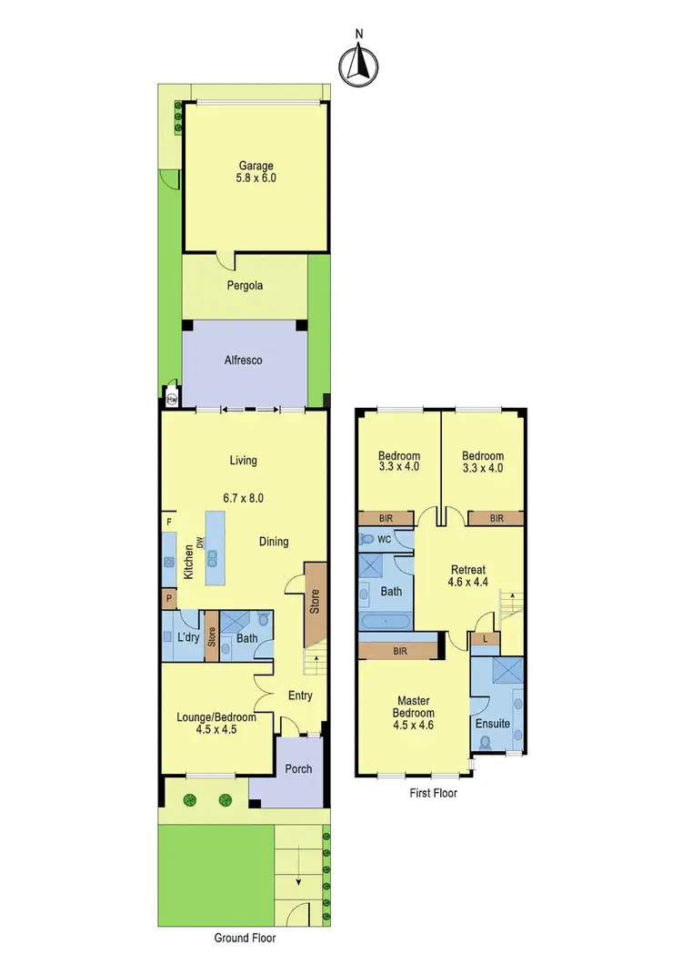 Floorplan of Homely townhouse listing, 80 Gorge Road, South Morang VIC 3752