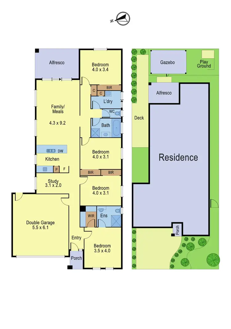Floorplan of Homely house listing, 21 Meander Road, Doreen VIC 3754