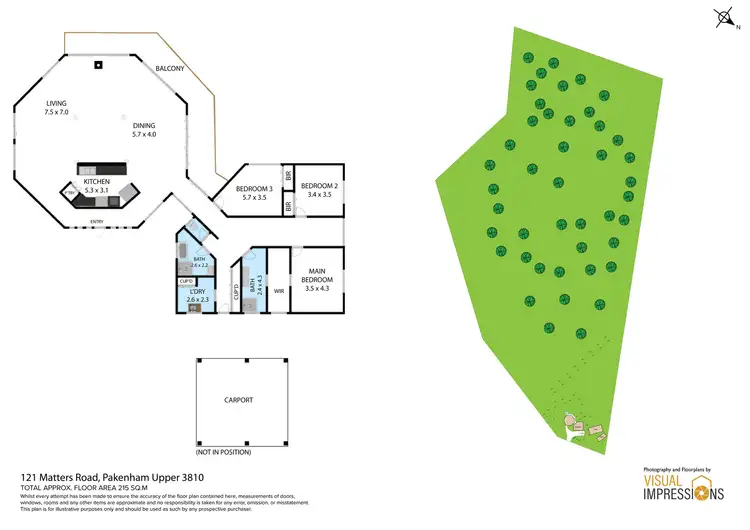 Floorplan of Homely house listing, 121 Matters Road, Pakenham Upper VIC 3810