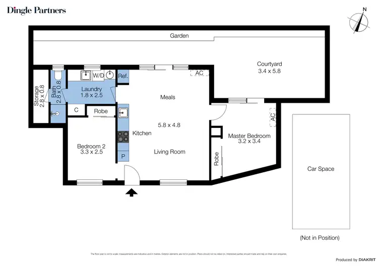 Floorplan of Homely apartment listing, 12/68 De Carle Street, Brunswick VIC 3056