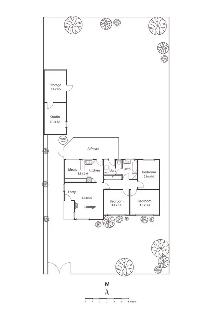 Floorplan of Homely house listing, 3 Avon Street, Moorabbin VIC 3189