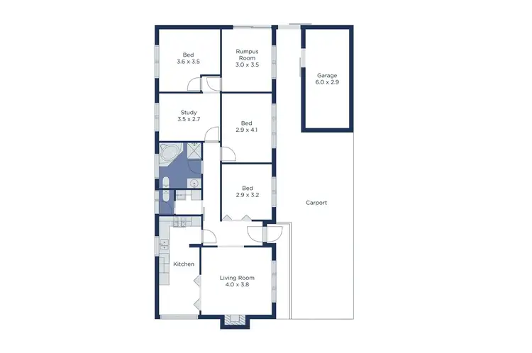 Floorplan of Homely house listing, 24 Vicki Street, Blackburn South VIC 3130