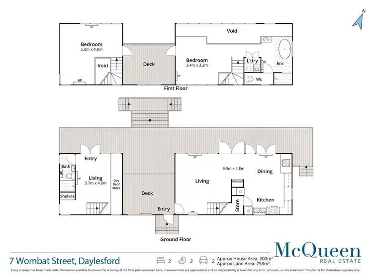 Floorplan of Homely house listing, 7 Wombat Street, Daylesford VIC 3460