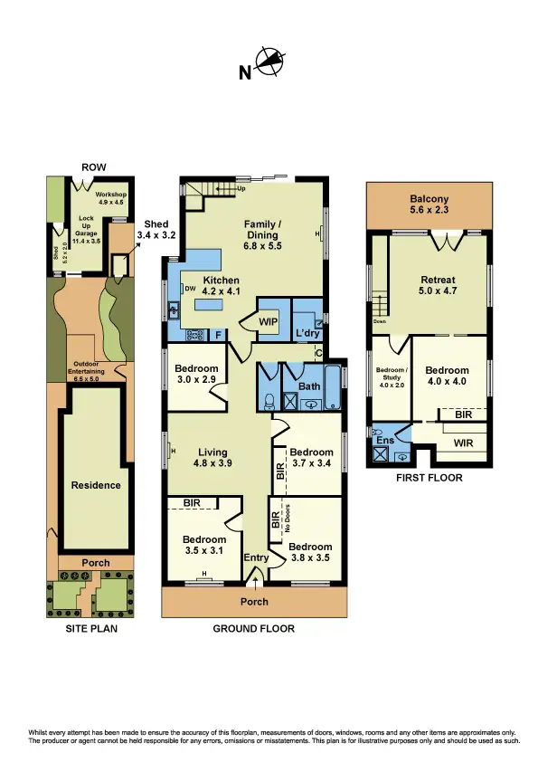 Floorplan of Homely house listing, 66 Oxford Street, Newport VIC 3015