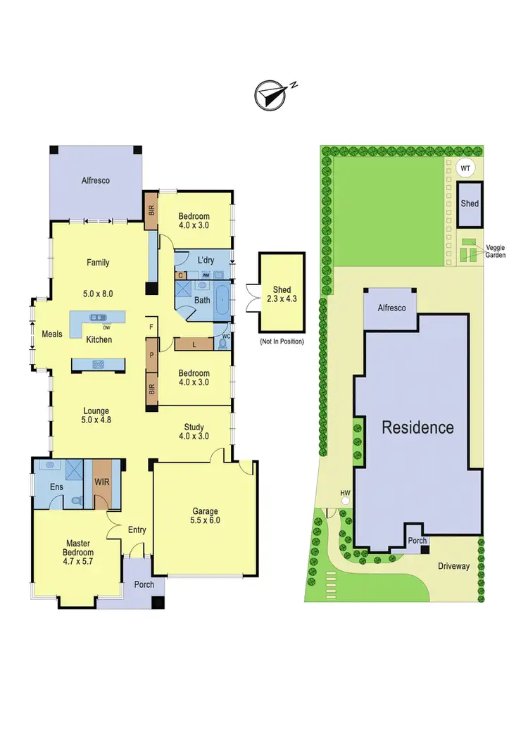 Floorplan of Homely house listing, 4 Levanter Cove, Mernda VIC 3754