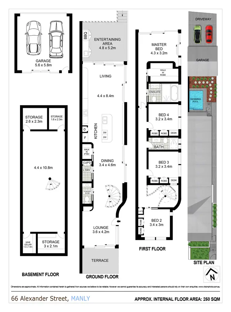 Floorplan of Homely house listing, 66 Alexander Street, Manly NSW 2095