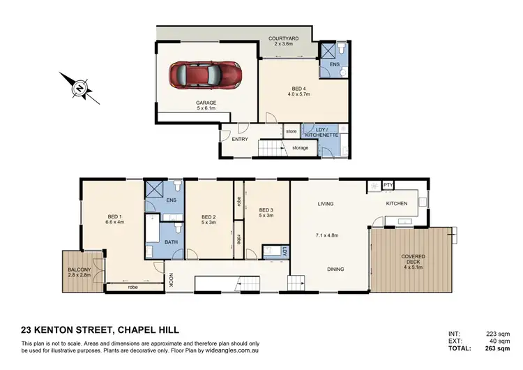 Floorplan of Homely house listing, 23 Kenton Street, Chapel Hill QLD 4069