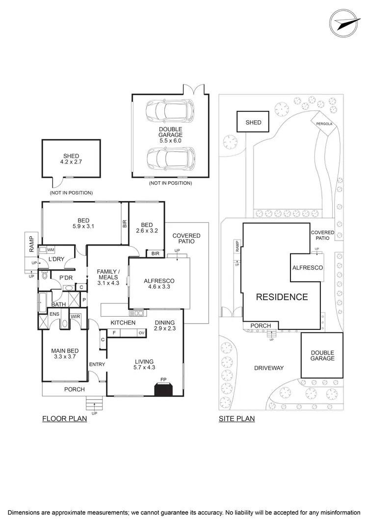 Floorplan of Homely house listing, 6 Naomi Court, Bayswater VIC 3153