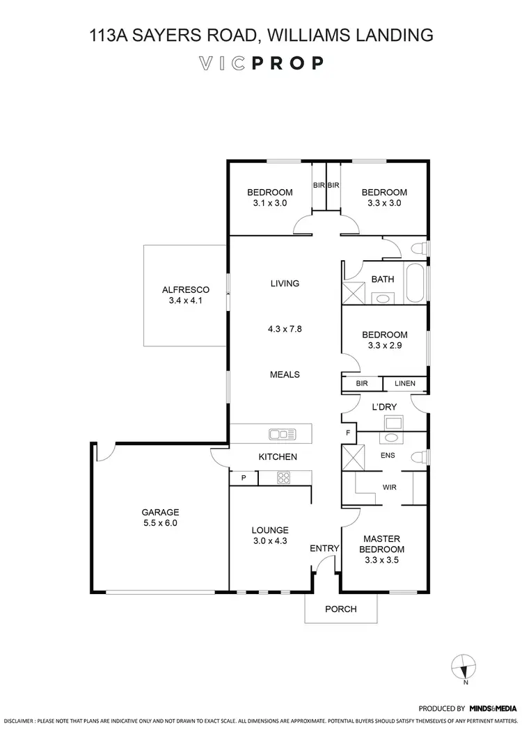 Floorplan of Homely house listing, 113A Sayers Road, Williams Landing VIC 3027