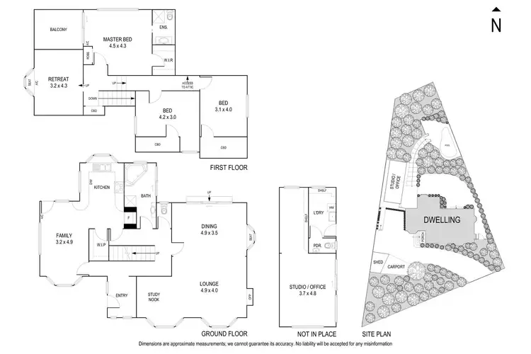 Floorplan of Homely house listing, 1 Panorama Avenue, Ringwood North VIC 3134