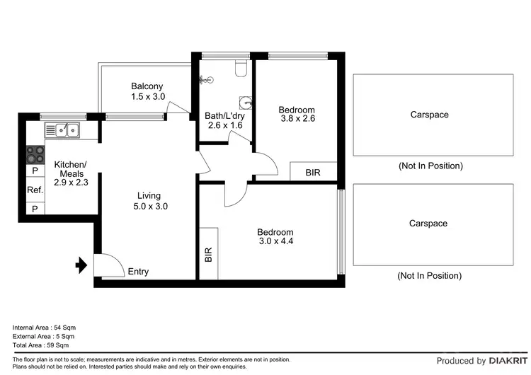 Floorplan of Homely apartment listing, 15/25 Jackson Street, St Kilda VIC 3182