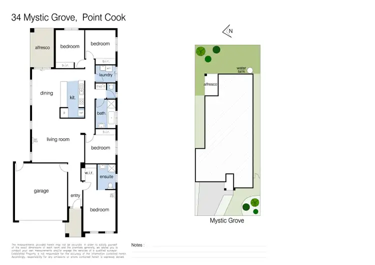 Floorplan of Homely house listing, 34 Mystic Grove, Point Cook VIC 3030