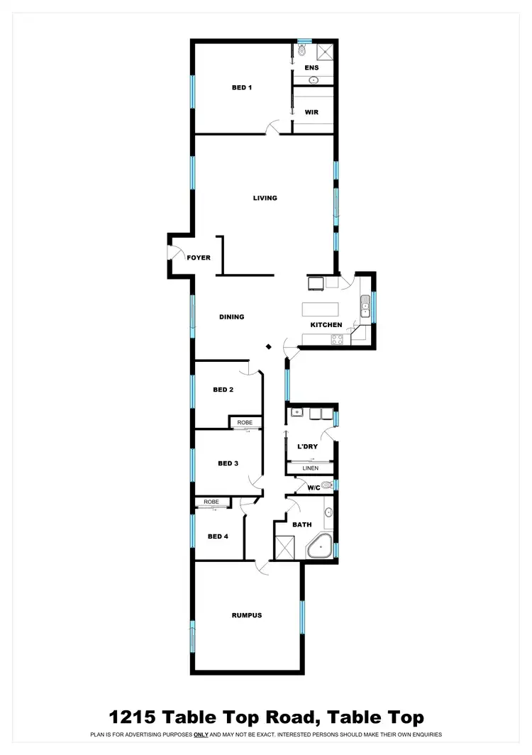 Floorplan of Homely house listing, 1215 Table Top Road, Table Top NSW 2640