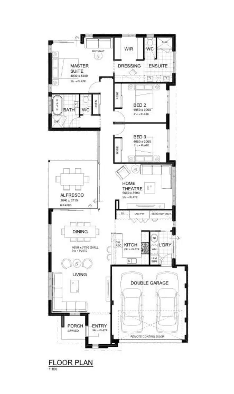 Floorplan of Homely house listing, 12 Bluff Road, Dalyellup WA 6230