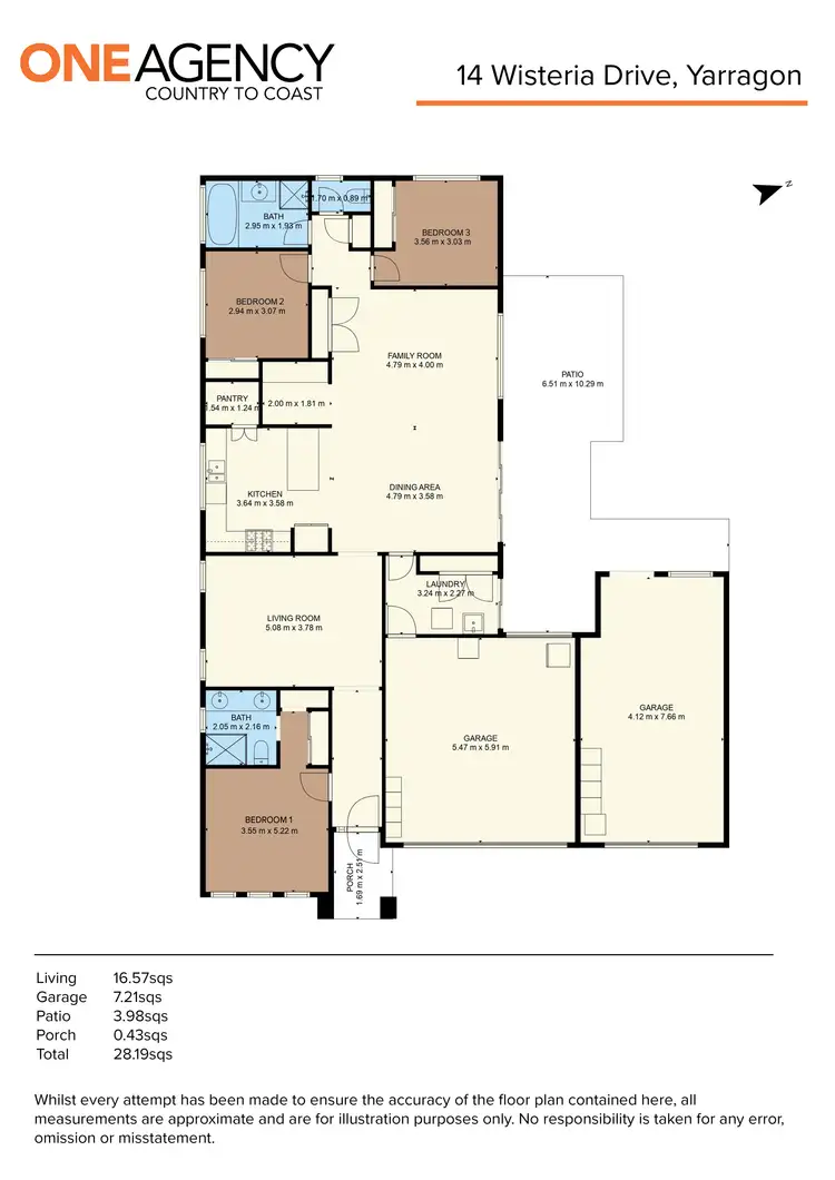 Floorplan of Homely house listing, 14 Wisteria Drive, Yarragon VIC 3823
