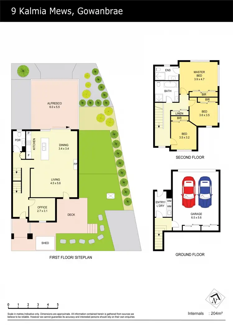 Floorplan of Homely house listing, 9 Kalmia Mews, Gowanbrae VIC 3043