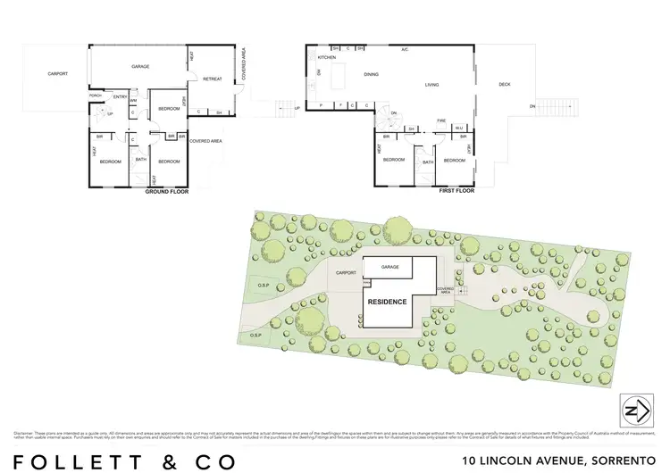 Floorplan of Homely house listing, 10 Lincoln Avenue, Sorrento VIC 3943