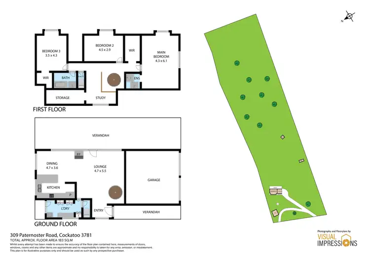 Floorplan of Homely house listing, 309 Paternoster Road, Cockatoo VIC 3781