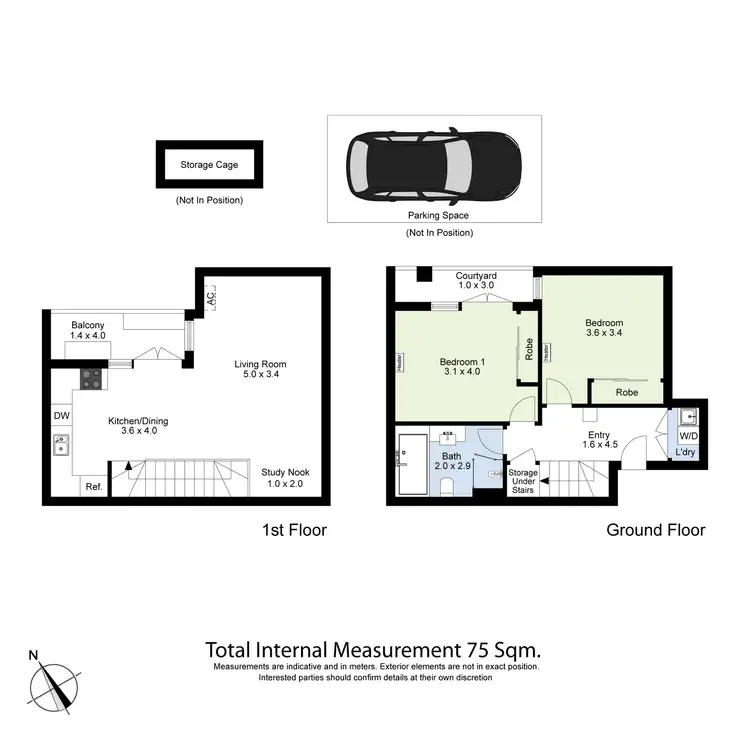 Floorplan of Homely apartment listing, 3/40 Murray Street, Yarraville VIC 3013