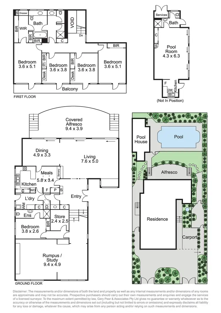 Floorplan of Homely house listing, 27 Aroona Road, Caulfield North VIC 3161