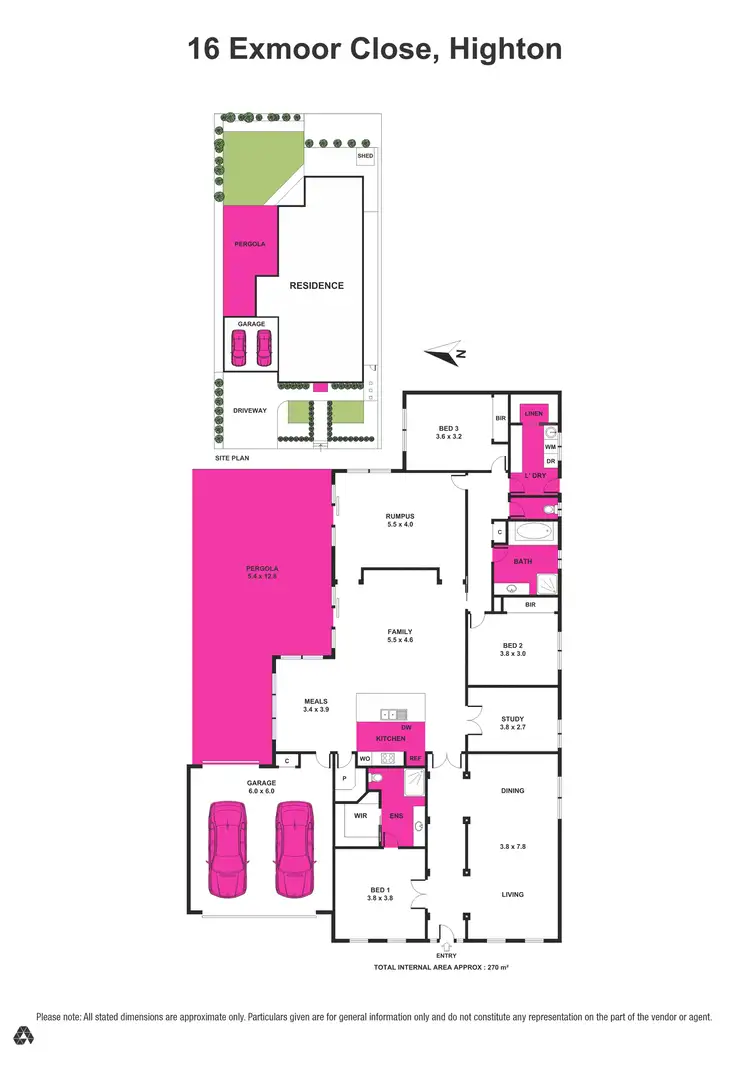 Floorplan of Homely house listing, 16 Exmoor Close, Highton VIC 3216