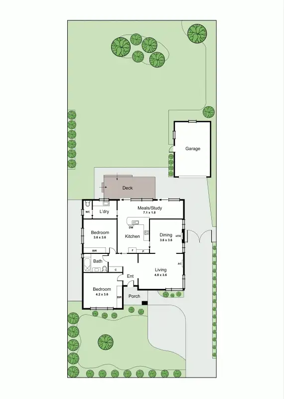 Floorplan of Homely house listing, 24 Devoy Street, Oakleigh South VIC 3167