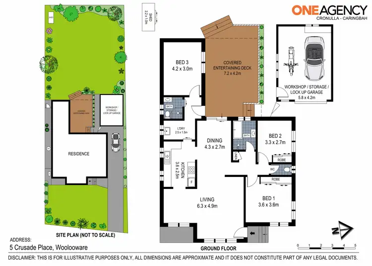 Floorplan of Homely house listing, 5 Crusade Place, Woolooware NSW 2230