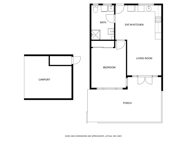 Floorplan of Homely unit listing, 4/536 Tara Avenue, East Albury NSW 2640