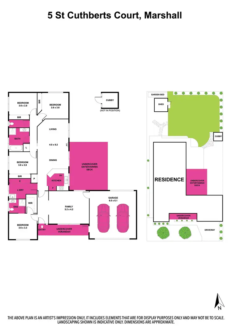 Floorplan of Homely house listing, 5 St Cuthberts Court, Marshall VIC 3216