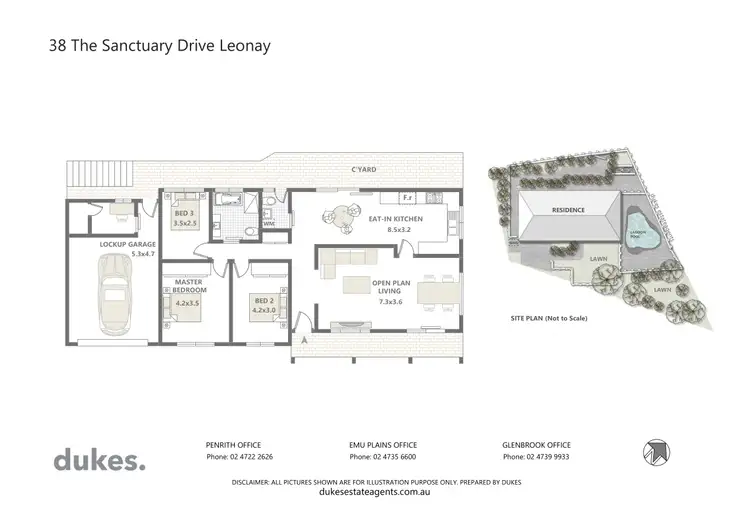 Floorplan of Homely house listing, 38 The Sanctuary Drive, Leonay NSW 2750