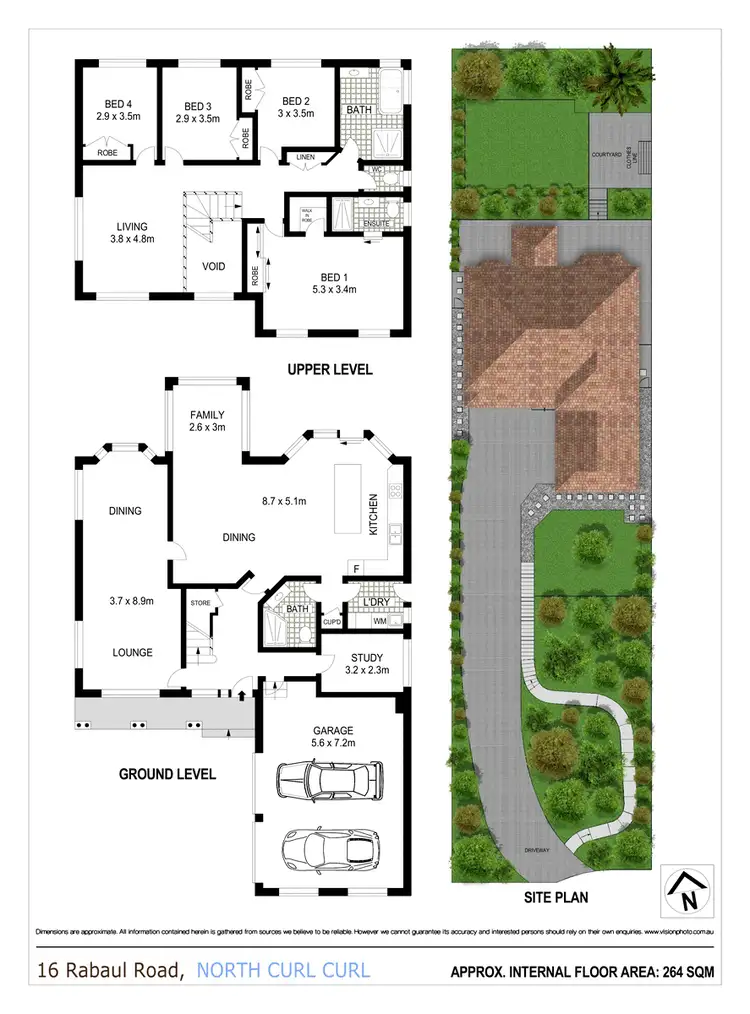 Floorplan of Homely house listing, 16 Rabaul Road, North Curl Curl NSW 2099