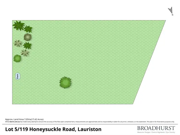 Floorplan of Homely land listing, LOT CA 5, 119 Honeysuckle Road, Lauriston VIC 3444