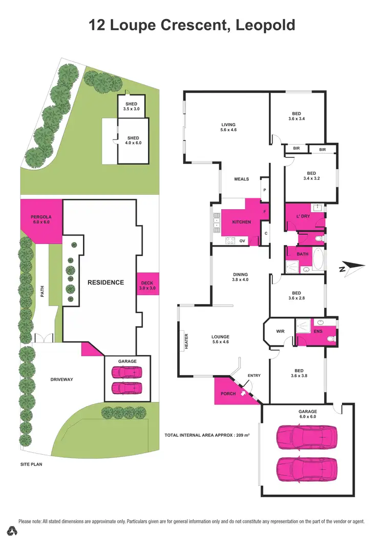 Floorplan of Homely house listing, 12 Loupe Crescent, Leopold VIC 3224