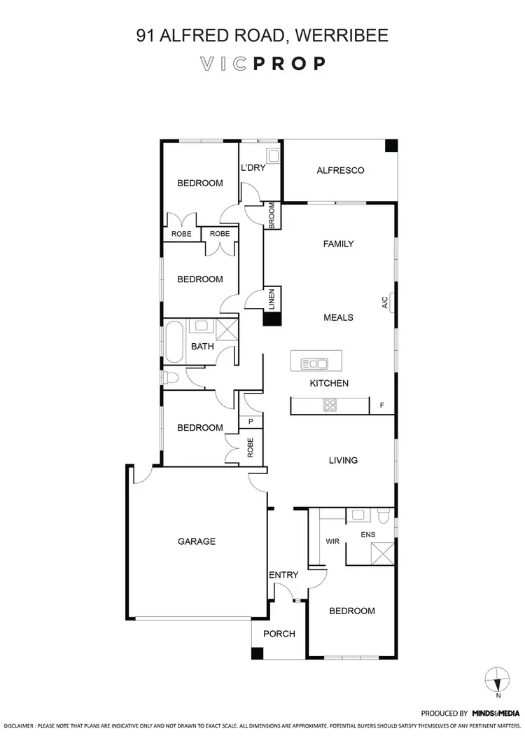 Floorplan of Homely house listing, 91 Alfred Road, Werribee VIC 3030