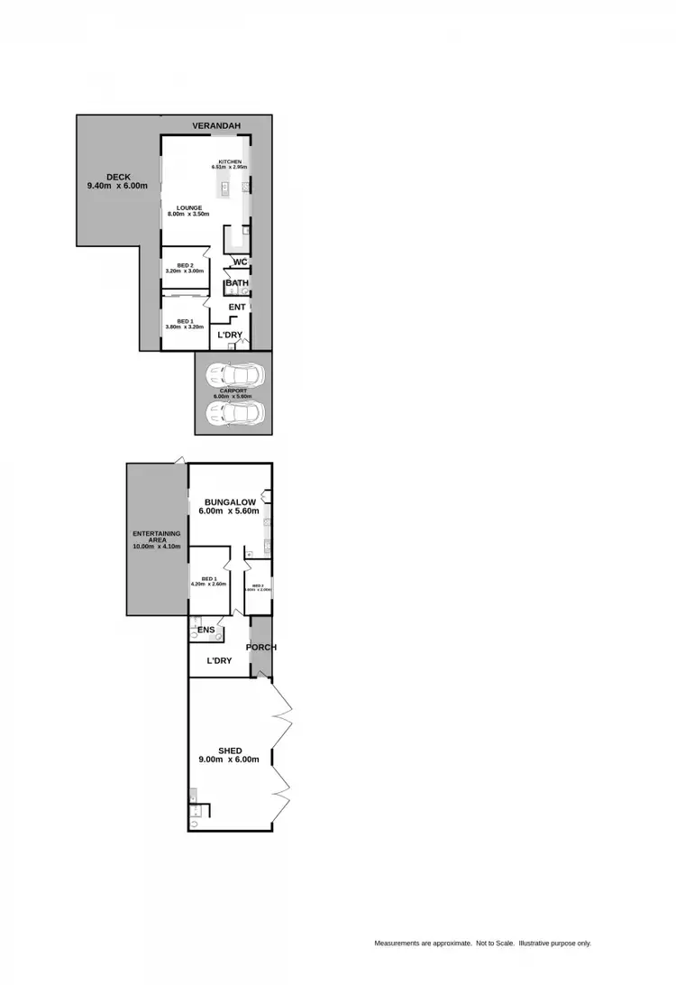 Floorplan of Homely house listing, 48 Oxenbury Lane, Everton Upper VIC 3678