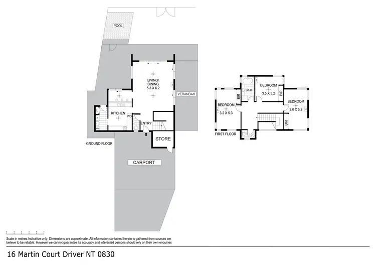Floorplan of Homely house listing, 16 Martin Court, Driver NT 830