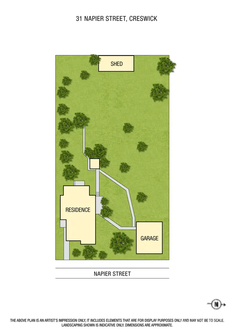 Floorplan of Homely house listing, 31 Napier Street, Creswick VIC 3363