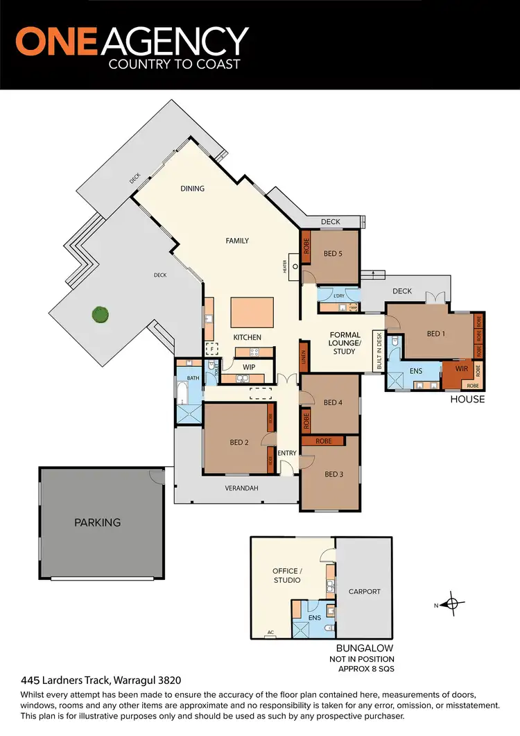 Floorplan of Homely rural property listing, 445 Lardners Track, Warragul VIC 3820