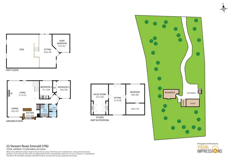 Floorplan of Homely house listing, 22 Stewart Road, Emerald VIC 3782
