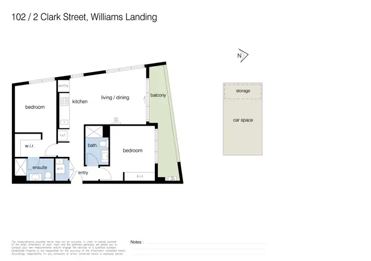Floorplan of Homely house listing, 102/2 Clark Street, Williams Landing VIC 3027