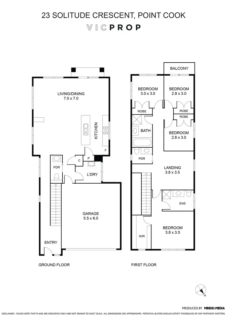 Floorplan of Homely house listing, 23 Solitude Crescent, Point Cook VIC 3030