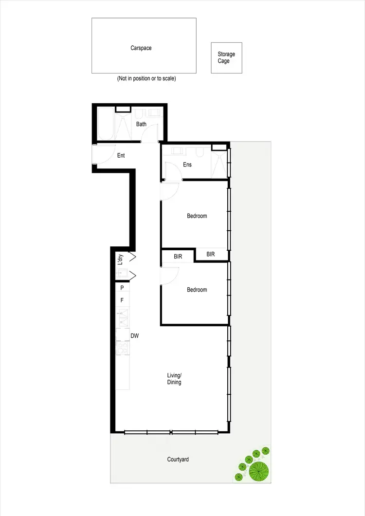 Floorplan of Homely apartment listing, 4/323 Jasper Road, Ormond VIC 3204