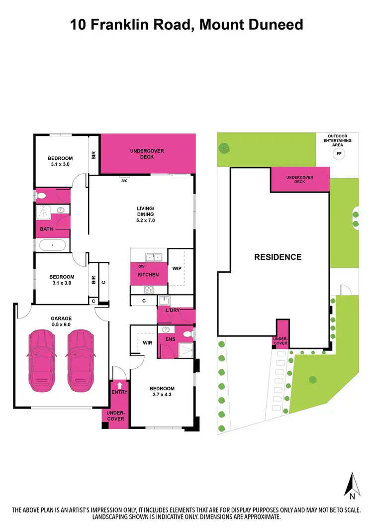 Floorplan of Homely house listing, 10 Franklin Road, Mount Duneed VIC 3217