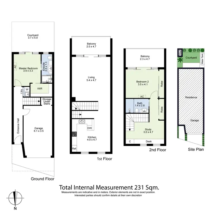 Floorplan of Homely townhouse listing, 5 Kelso Lane, Footscray VIC 3011