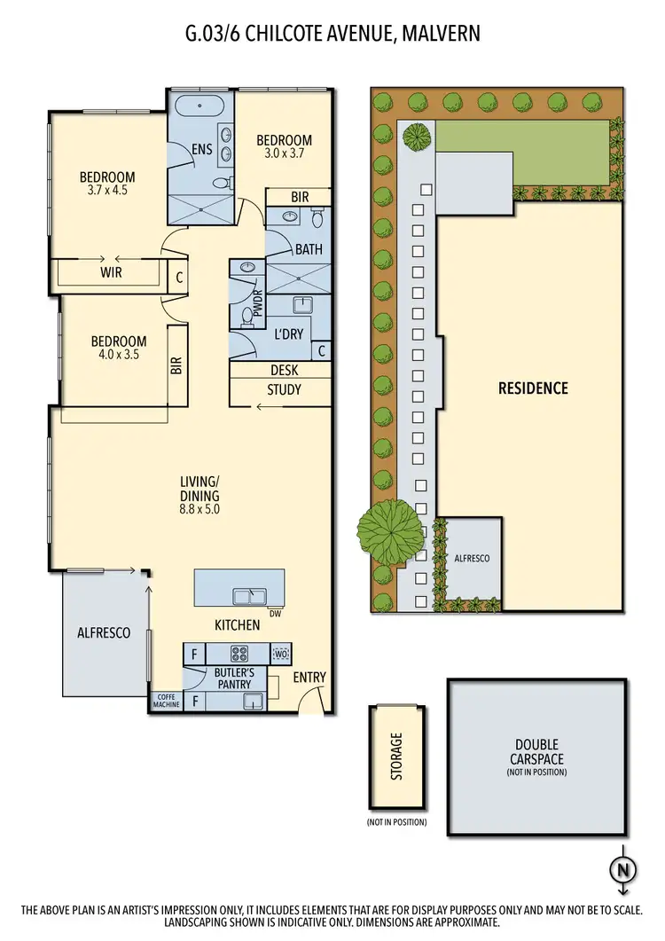 Floorplan of Homely apartment listing, G.03/6 Chilcote Avenue, Malvern VIC 3144