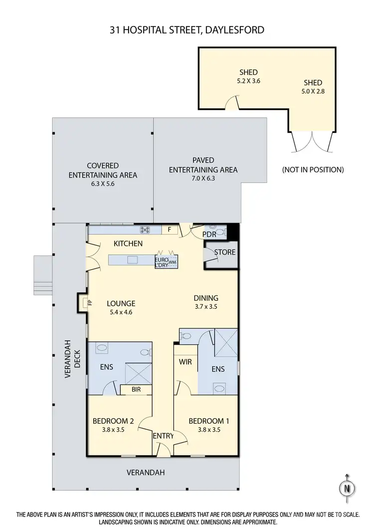 Floorplan of Homely house listing, 31 Hospital Street, Daylesford VIC 3460