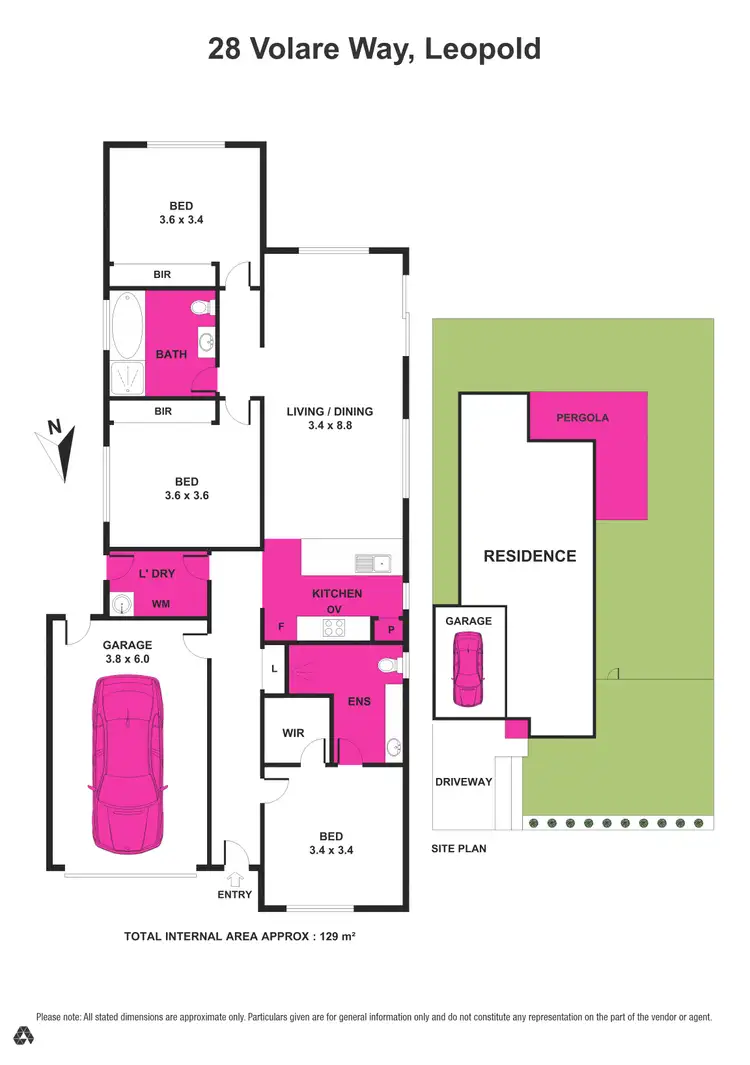 Floorplan of Homely house listing, 28 Volare Way, Leopold VIC 3224