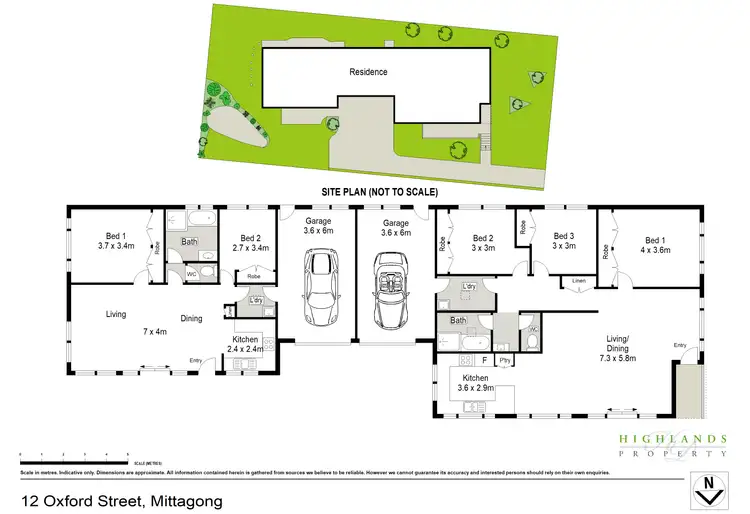 Floorplan of Homely house listing, 12a Oxford Street, Mittagong NSW 2575