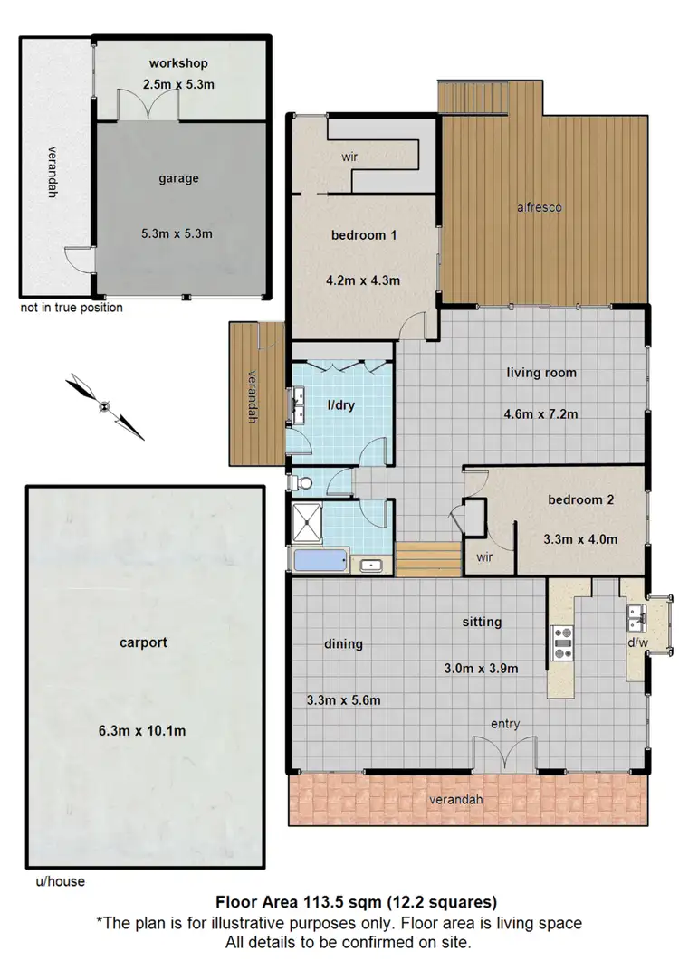 Floorplan of Homely house listing, 14 Olive Grove, Tecoma VIC 3160