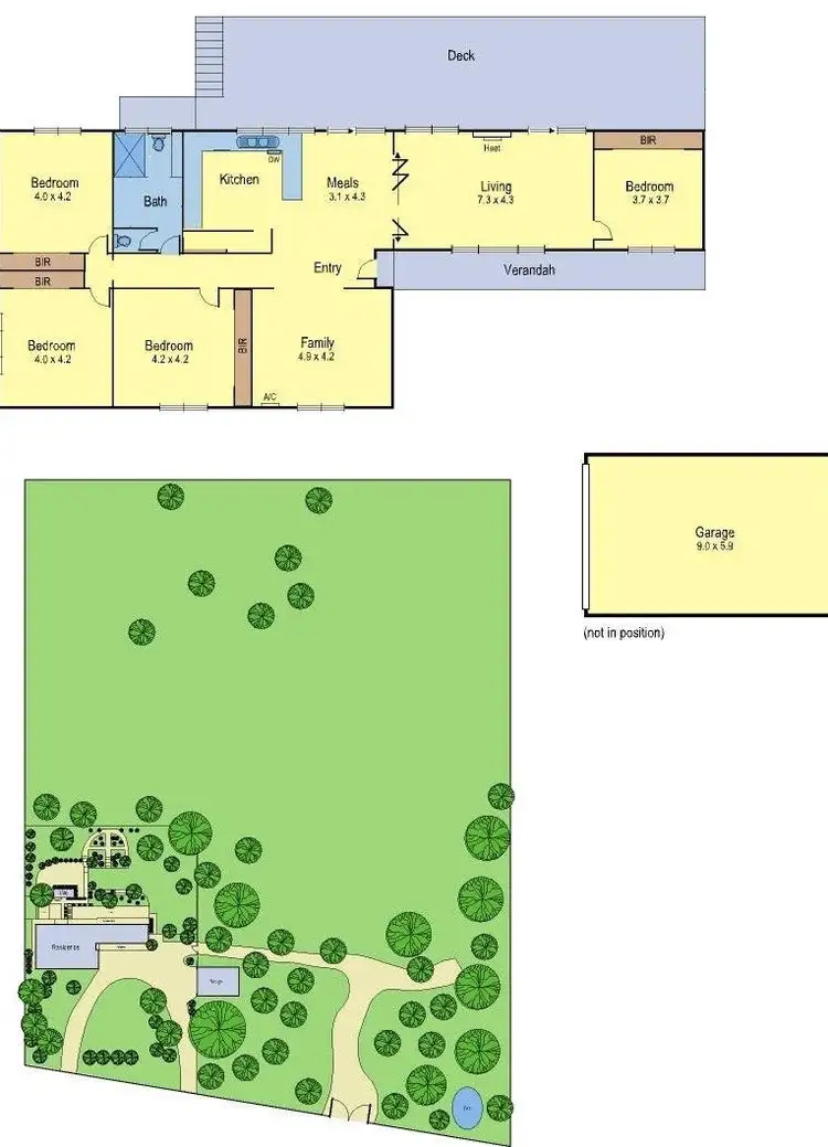 Floorplan of Homely house listing, 218-230 Yan Yean Road, Plenty VIC 3090